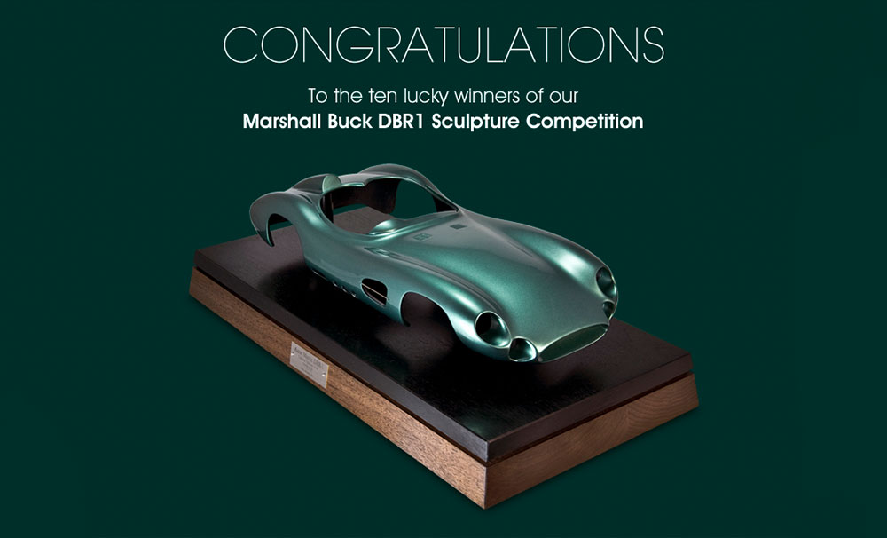 Aston Martin DBR1 Sculpture for Christopher Ward Ltd.