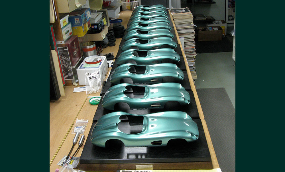 Aston Martin DBR1 Sculpture for Christopher Ward Ltd.