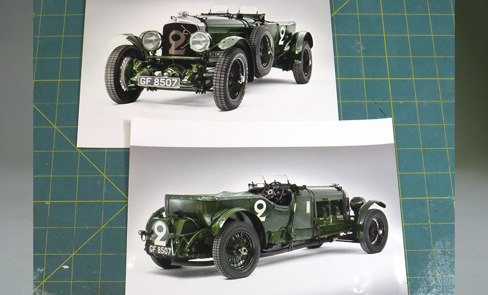 1/12 scale -Bentley Speed Six "Old No. 2" Le Mans 1930 factory team car