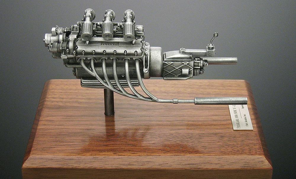 Ferrari 166 MM Engine - Pewter