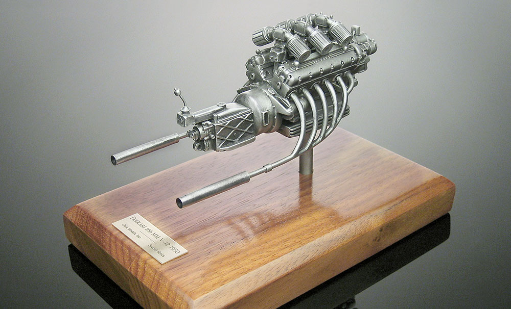 Ferrari 166 MM Engine - Pewter