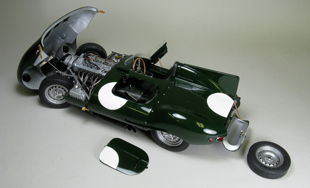1:12 scale- Jaguar D-Type, short nose