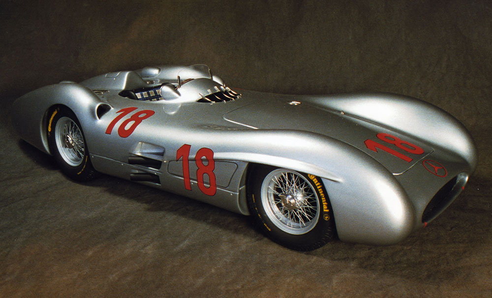 1:10 scale - Mercedes Benz W196 Streamliner, Juan Manuel Fangio, Reims 1954