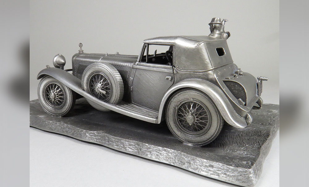 Sculpture: Mercedes-Benz SSK the franklin mint
