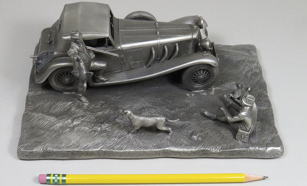 Sculpture: Mercedes-Benz SSK the franklin mint