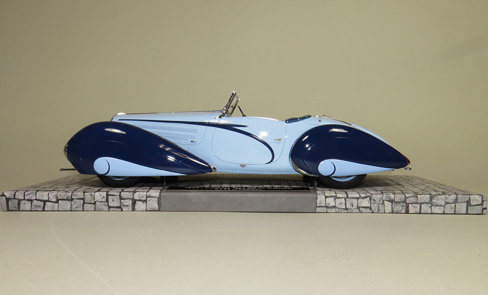 1/18 1938 Delahaye 135M Roadster Cabriolet S/N 49150 Peter Mullin Museum
