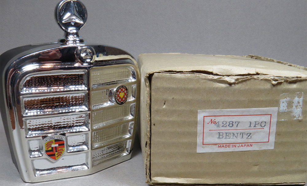 Vintage Mercedes-Benz Ceramic Coin Bank
