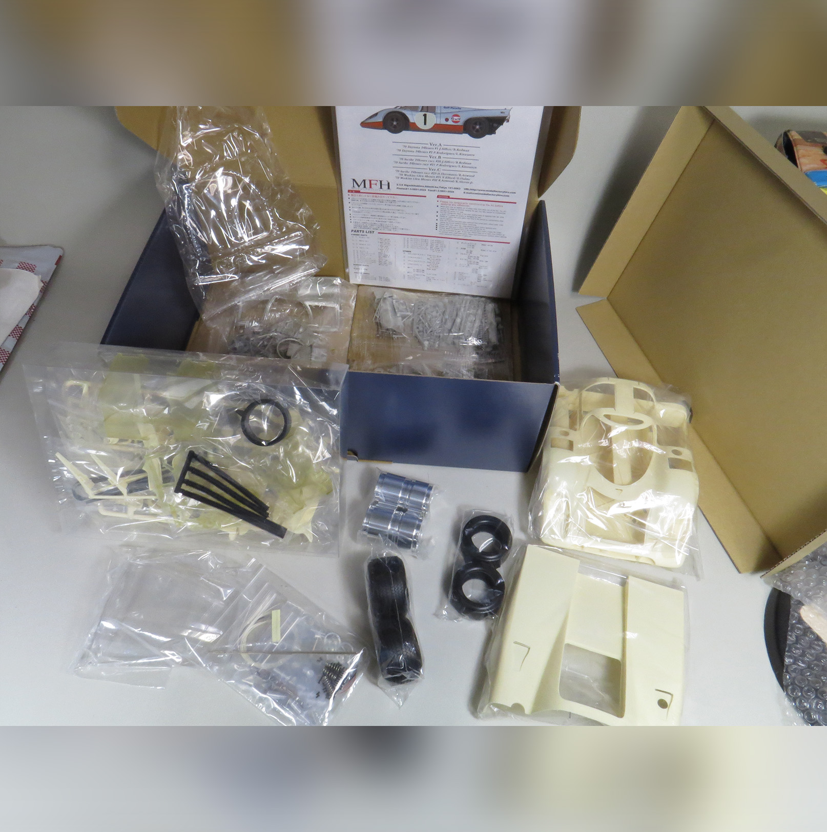 1:12 scale Porsche 917K, 1970 Daytona 24 Hours Winner, car #2, driven by Pedro Rodriguez, Brian Redman and Leo Kinnunen OR…. 2nd place winner, car #1, drive by Jo Siffert and Brian Redman